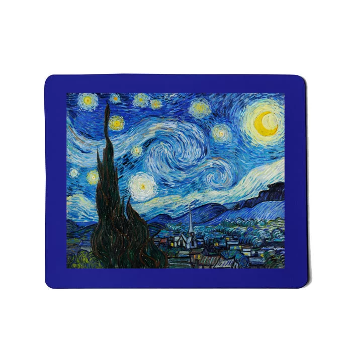 Van Gogh Starry Night Fine Art Painting Impressionism Art Cool Gift Mousepad