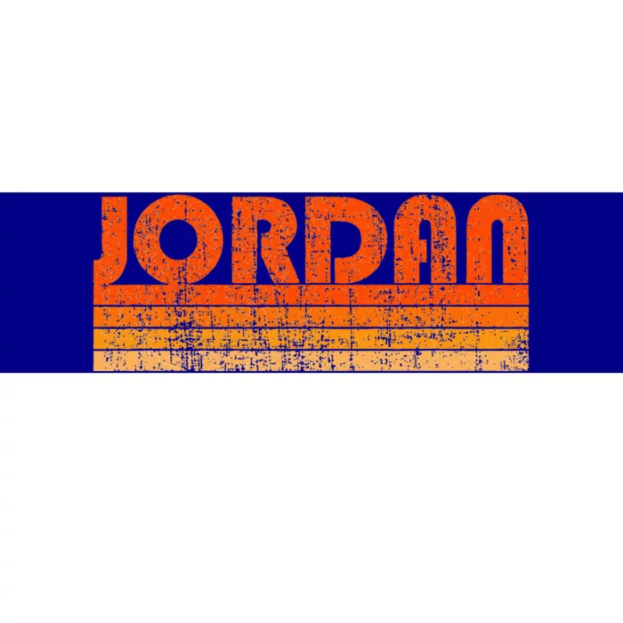 Vintage Grunge Style Jordan Bumper Sticker