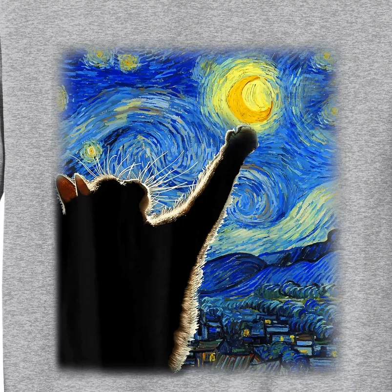 Van Gogh Starry Night Cat Sweatshirt