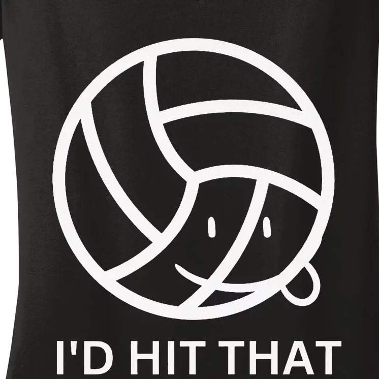 Volleyball graphic sports club graphic tee Premium Women's V-Neck T-Shirt