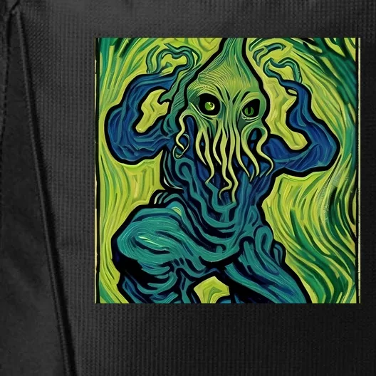 Van Gogh Style Cthulhu Lovecraft City Backpack