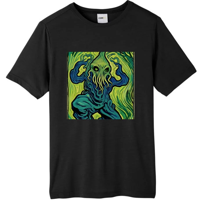 Van Gogh Style Cthulhu Lovecraft ChromaSoft Performance T-Shirt