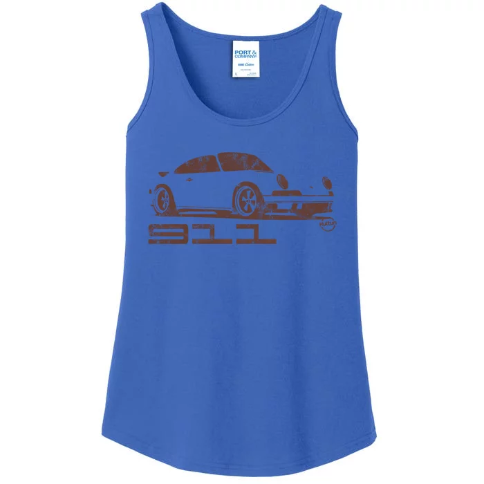 Vintage Ger Sports Car Iconic Design Classic Sports Car Gift Ladies Essential Tank