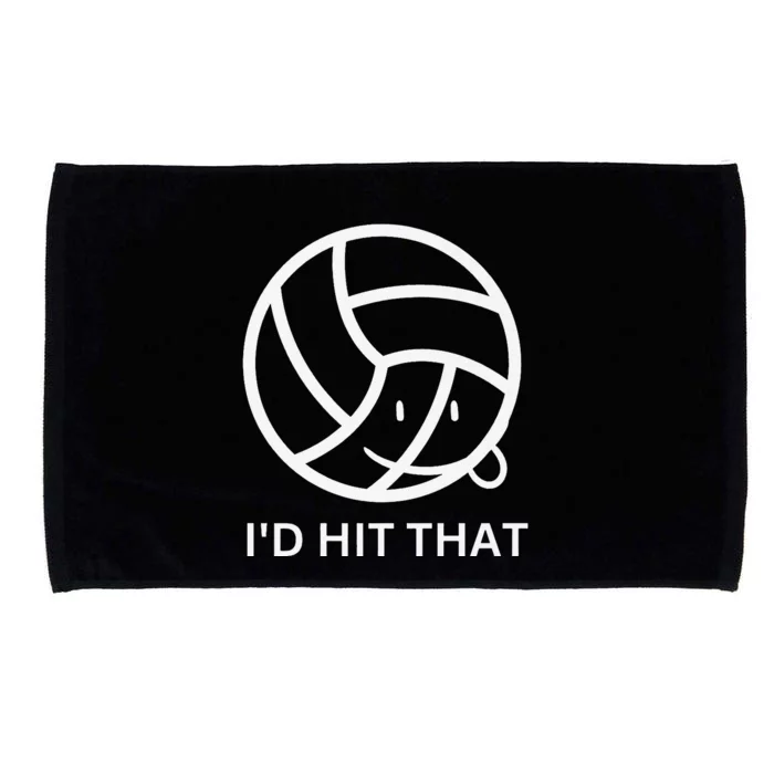 Volleyball graphic sports club graphic tee Microfiber Hand Towel