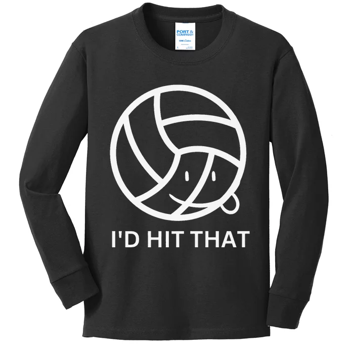 Volleyball graphic sports club graphic tee Kids Long Sleeve Shirt