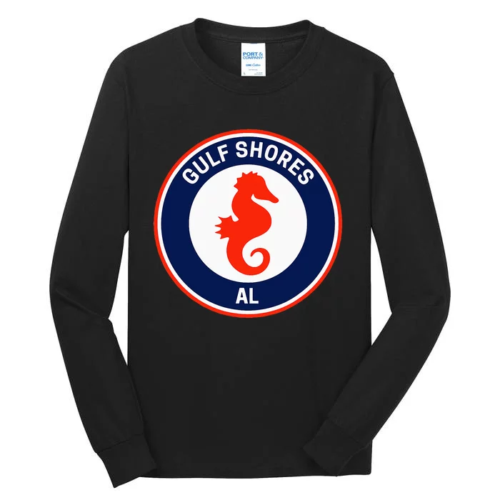 Vintage Gulf Shores Alabama Tall Long Sleeve T-Shirt