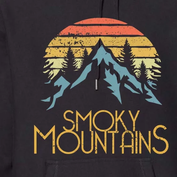 Vintage Great Smoky Mountains National Park GSMNP Premium Hoodie