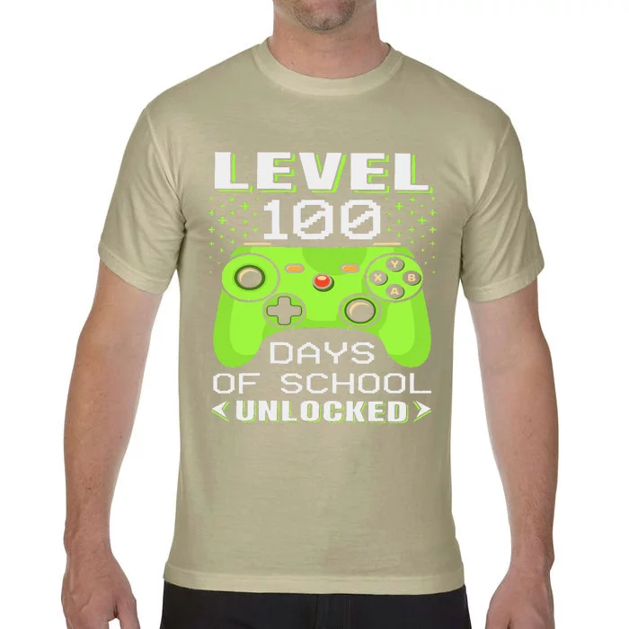 Video Gamer Student 100th Day Teacher 100 Days Of School Comfort Colors T-Shirt