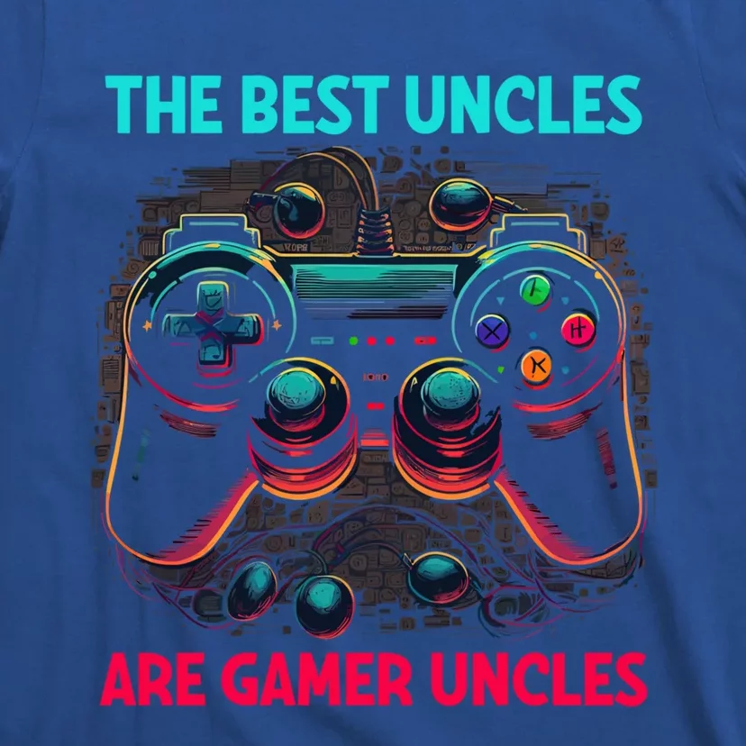 Video Gamer The Best Uncles Are Gamer Uncles Game Controller Gift T-Shirt