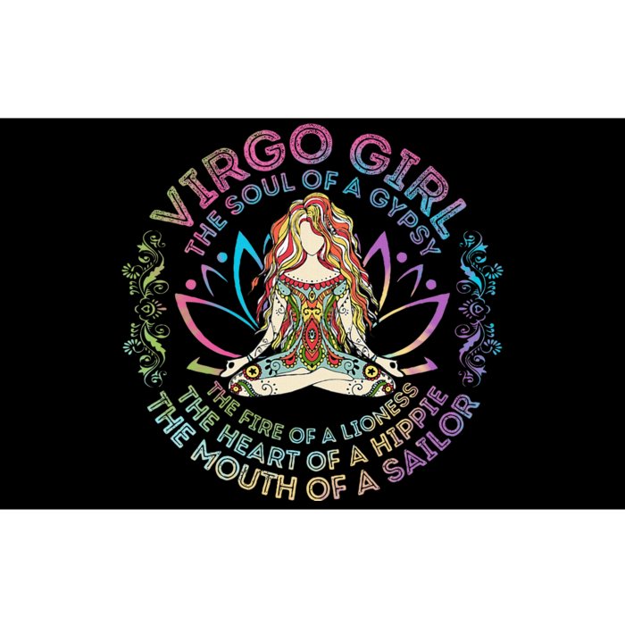 Virgo Girl The Soul Of A Gypsy Birthday Hippie Soul Bumper Sticker