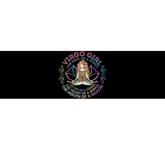 Virgo Girl The Soul Of A Gypsy Birthday Hippie Soul Bumper Sticker