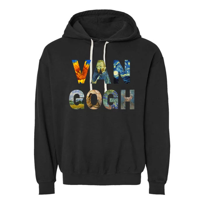 Van Gogh Tribute To Vincent Van Gogh Garment-Dyed Fleece Hoodie