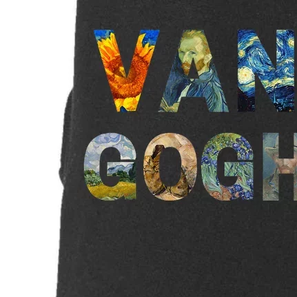 Van Gogh Tribute To Vincent Van Gogh Doggie 3-End Fleece Hoodie