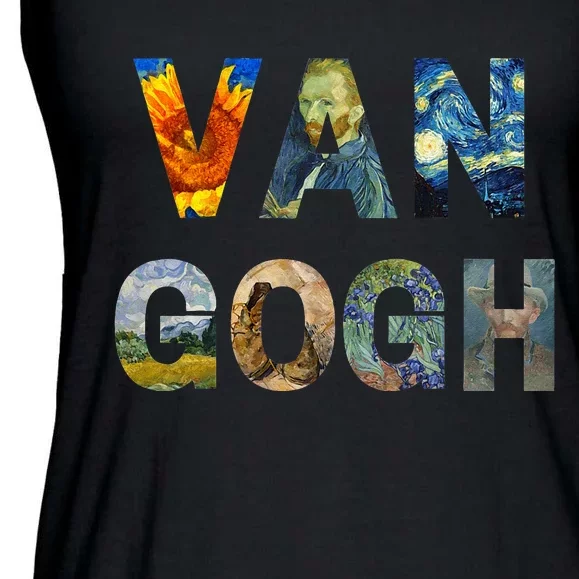 Van Gogh Tribute To Vincent Van Gogh Ladies Essential Flowy Tank