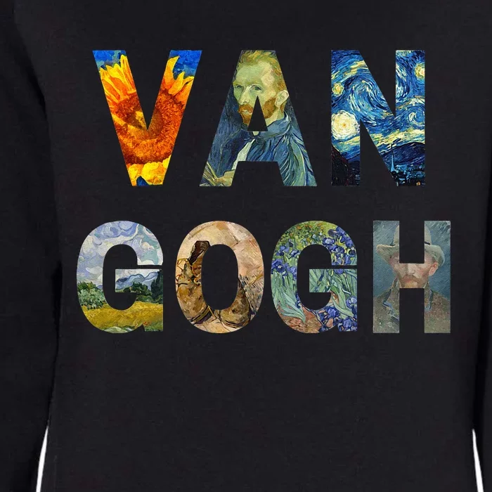 Van Gogh Tribute To Vincent Van Gogh Womens California Wash Sweatshirt