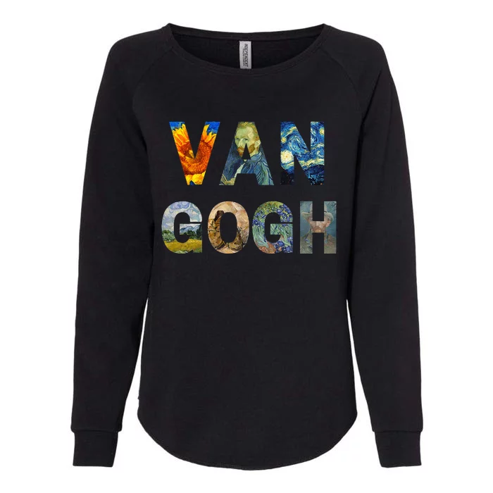 Van Gogh Tribute To Vincent Van Gogh Womens California Wash Sweatshirt