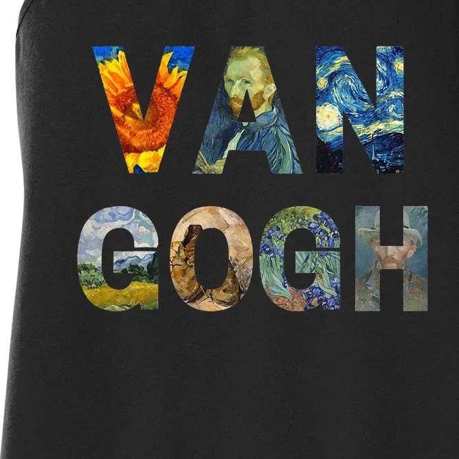 Van Gogh Tribute To Vincent Van Gogh Women's Racerback Tank