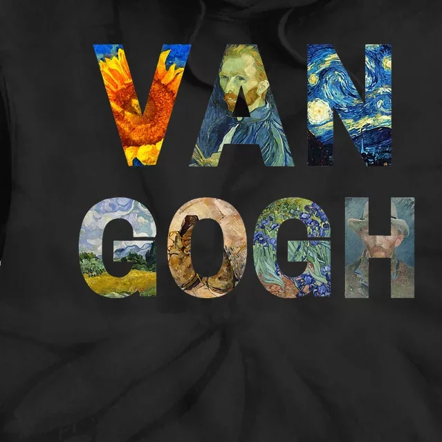 Van Gogh Tribute To Vincent Van Gogh Tie Dye Hoodie