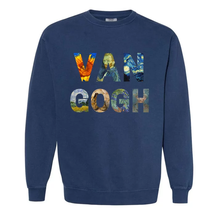 Van Gogh Tribute To Vincent Van Gogh Garment-Dyed Sweatshirt