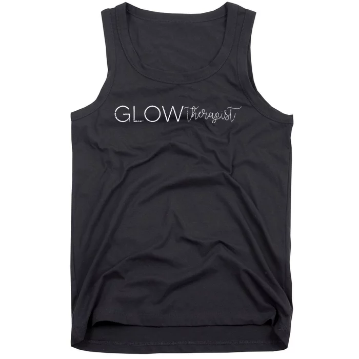 Vintage Glow Therapist Skincare Lover Skin Esthetician Tank Top