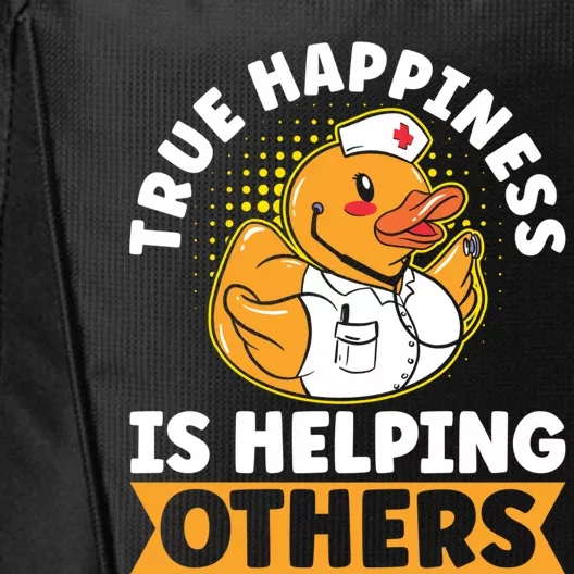 Volunteer Group True Happiness Is Helping Others Volunteers Gift City Backpack