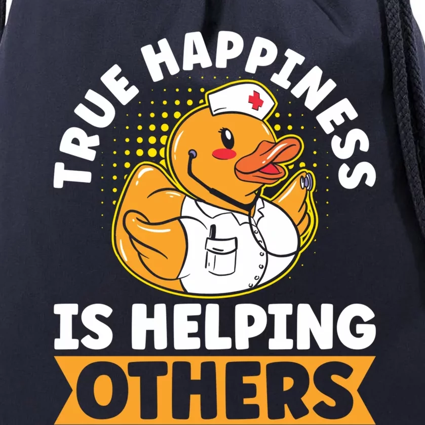 Volunteer Group True Happiness Is Helping Others Volunteers Gift Drawstring Bag