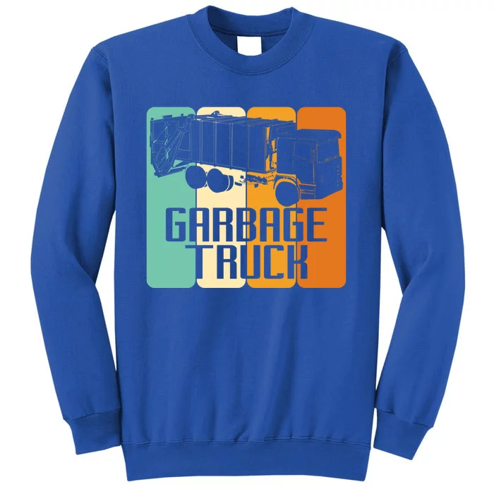 Vintage Garbage Truck Driver Trash Trucker Meaningful Gift Sweatshirt