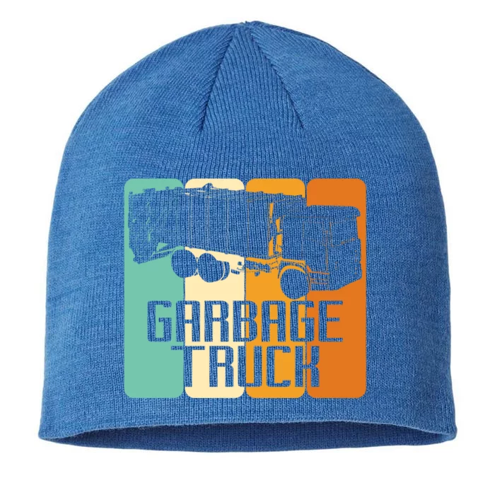 Vintage Garbage Truck Driver Trash Trucker Meaningful Gift 8 1/2in Sustainable Knit Beanie