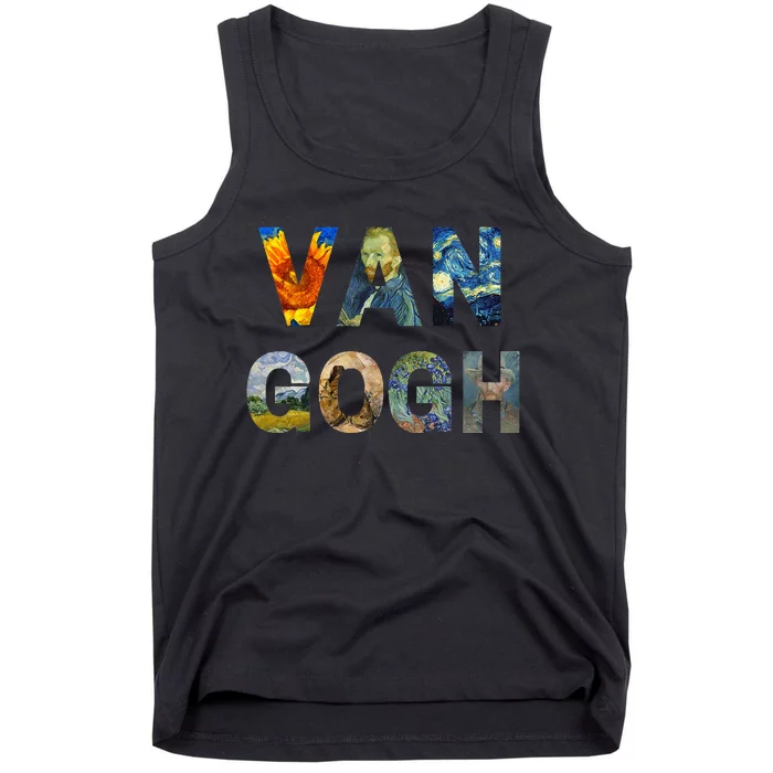 Van Gogh Tribute To Vincent Van Gogh Tank Top