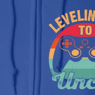 Video Gamer Uncle Lover Leveling Up To Uncle Gift Full Zip Hoodie