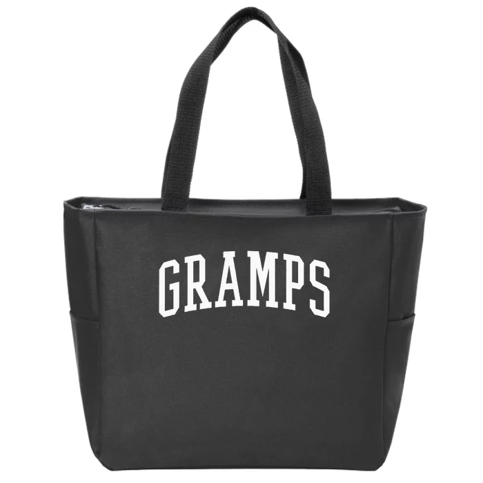 Varsity Gramps Zip Tote Bag