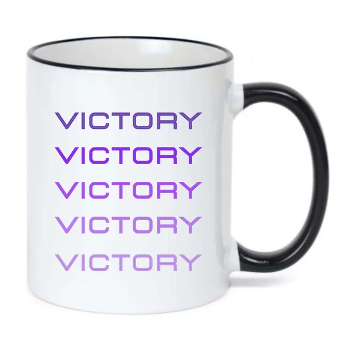 Victory Gift Black Color Changing Mug