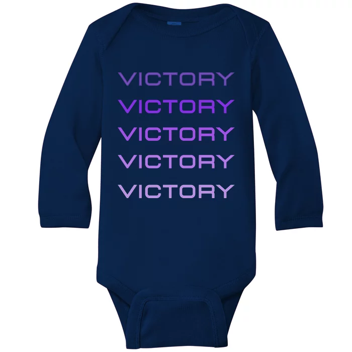 Victory Gift Baby Long Sleeve Bodysuit