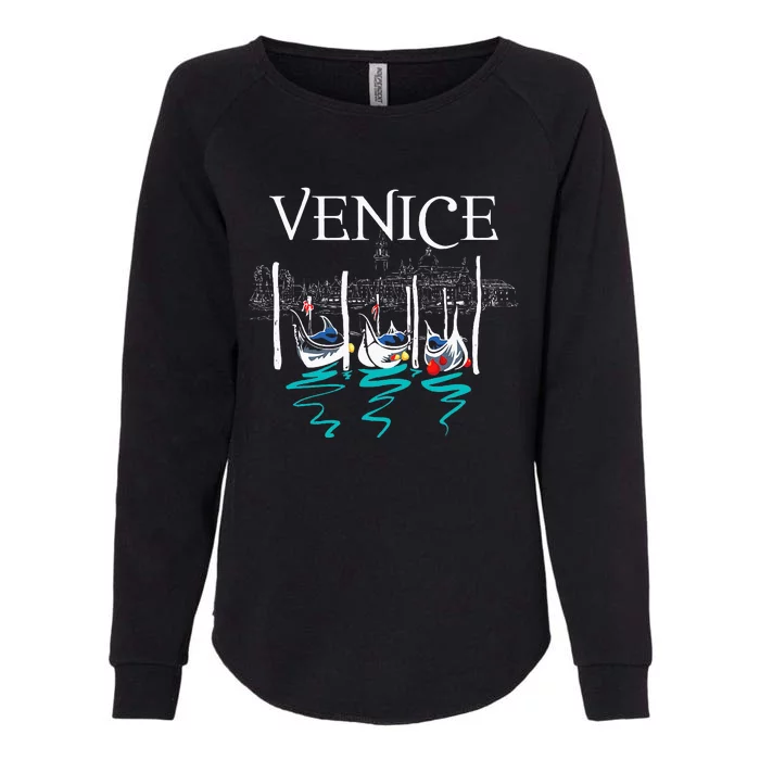 Venice Gondola Venetian Canals Italian City Womens California Wash Sweatshirt