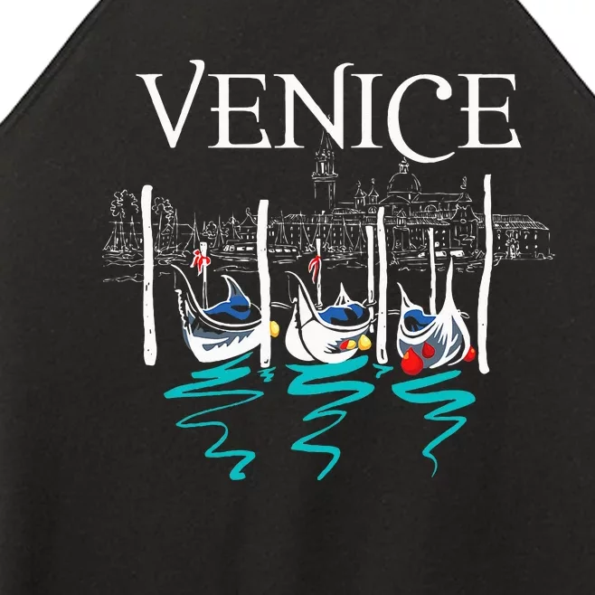 Venice Gondola Venetian Canals Italian City Women’s Perfect Tri Rocker Tank