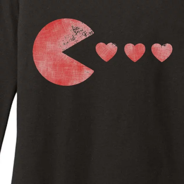 Video Games Valentine's Day Cute Fors Gamers Womens CVC Long Sleeve Shirt