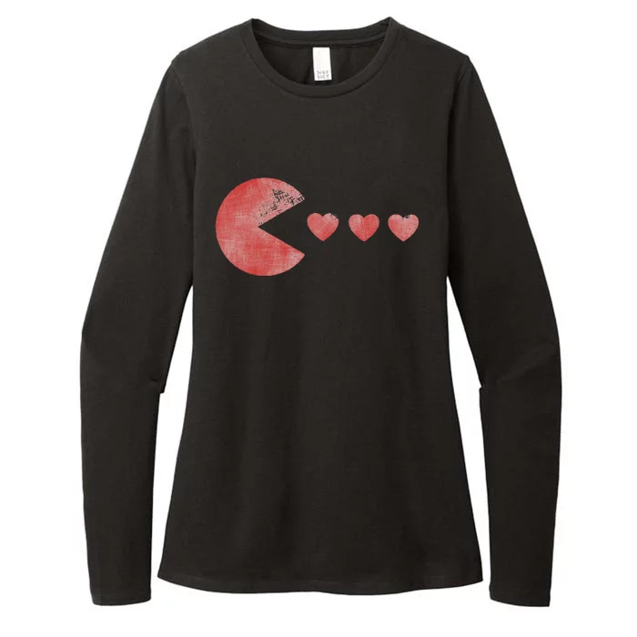 Video Games Valentine's Day Cute Fors Gamers Womens CVC Long Sleeve Shirt