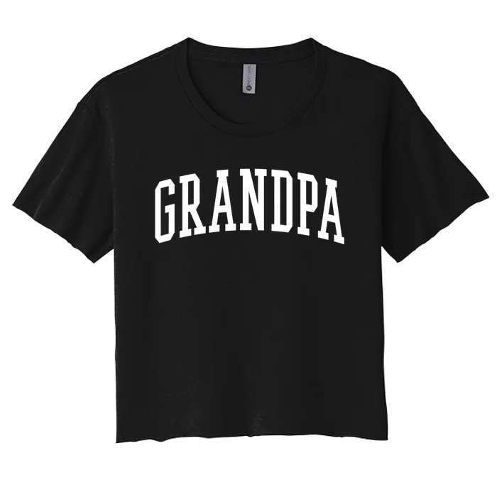 Varsity Grandpa Women's Crop Top Tee