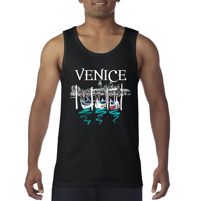 Venice Gondola | Venetian Canals | Italian City Tank Top