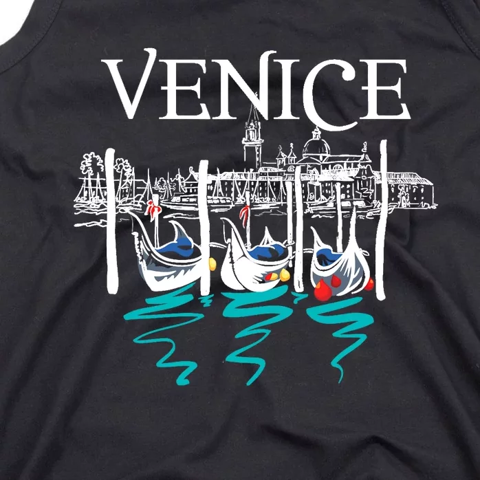 Venice Gondola | Venetian Canals | Italian City Tank Top