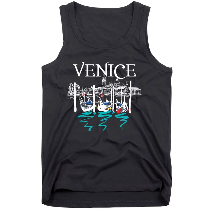 Venice Gondola | Venetian Canals | Italian City Tank Top