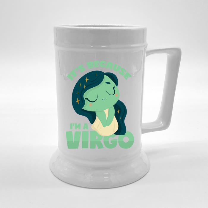 Virgo Gift Front & Back Beer Stein