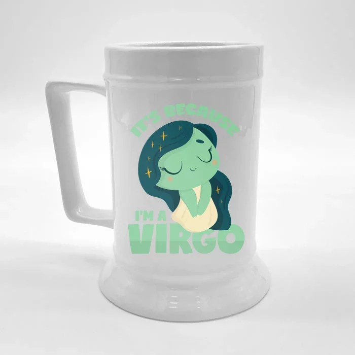 Virgo Gift Front & Back Beer Stein