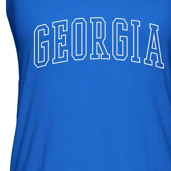 Varsity Georgia Ladies Essential Flowy Tank