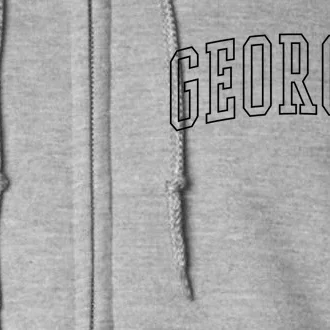 Varsity Georgia Full Zip Hoodie