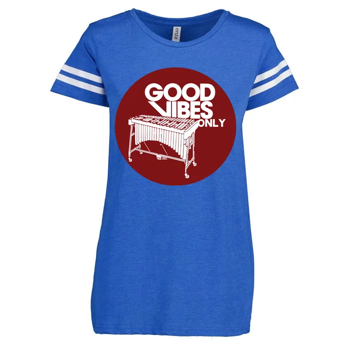 Vibraphone Good Vibes Only Vibraphonist Marimba Player Enza Ladies Jersey Football T-Shirt