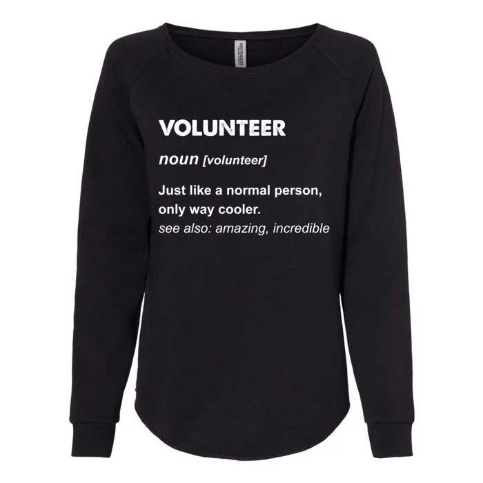 Volunteer Gift Womens California Wash Sweatshirt