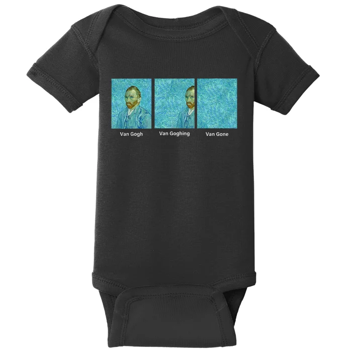 Van Gogh Van Going Van Gone Funny Art Lover Baby Bodysuit