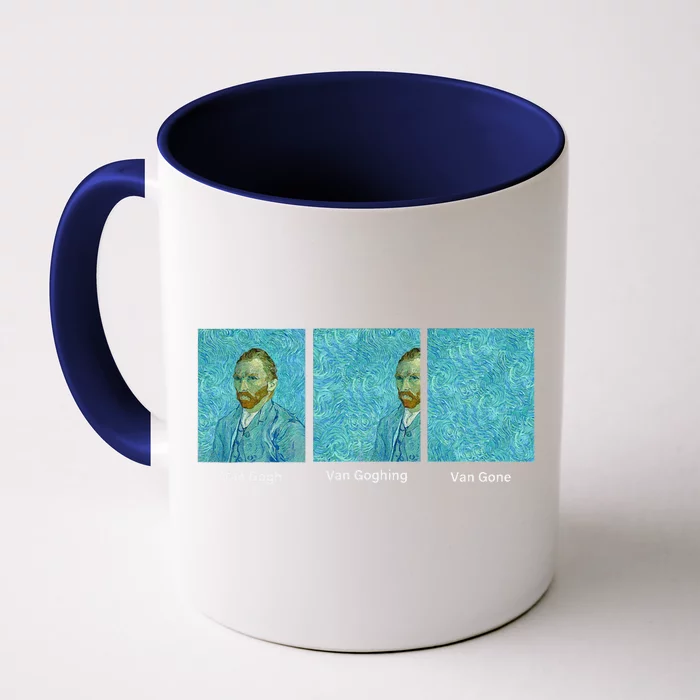 Van Gogh Van Going Van Gone Funny Art Lover Front & Back Coffee Mug