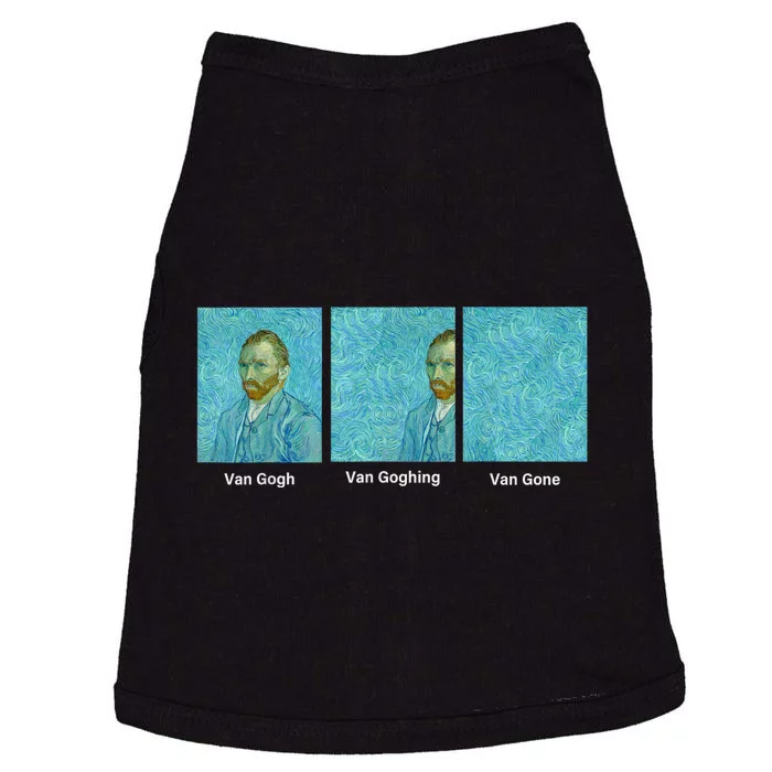 Van Gogh Van Going Van Gone Funny Art Lover Doggie Tank